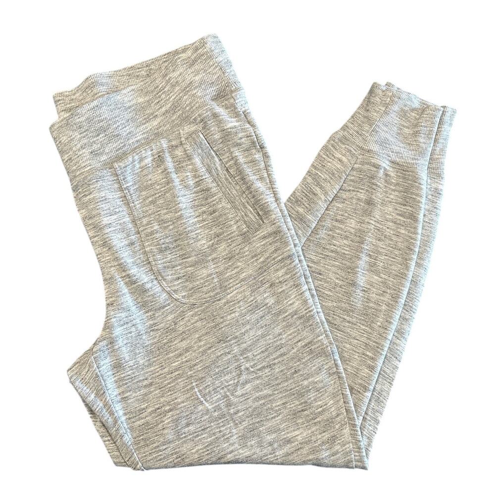 Athleta Super Soft Joggers, Light Heathered Gray, Women's Size Large